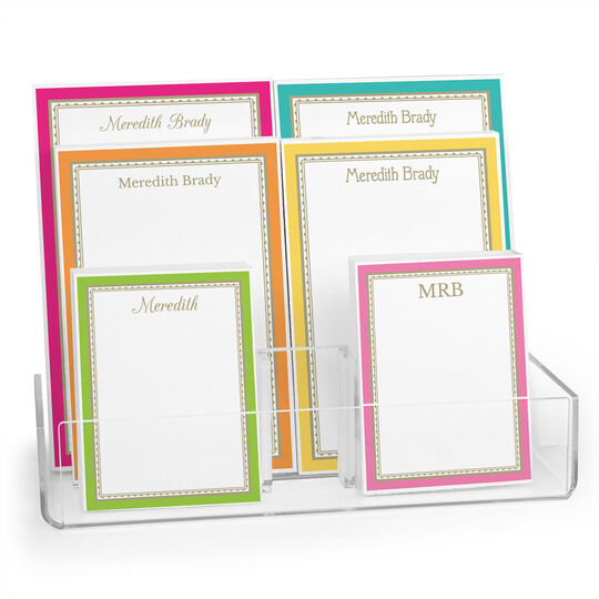 Bright Borders Notepad Set